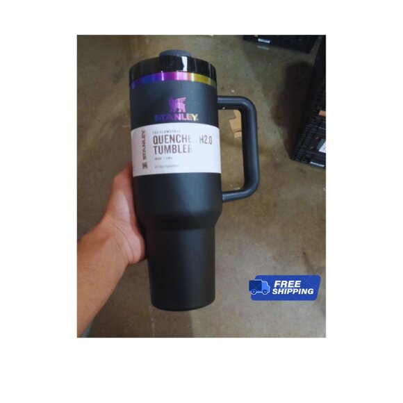 branded Other - Stanley The Flowstate Quencher H2.0 Tumbler 40oz (1.18L) – Matte Black with Irid